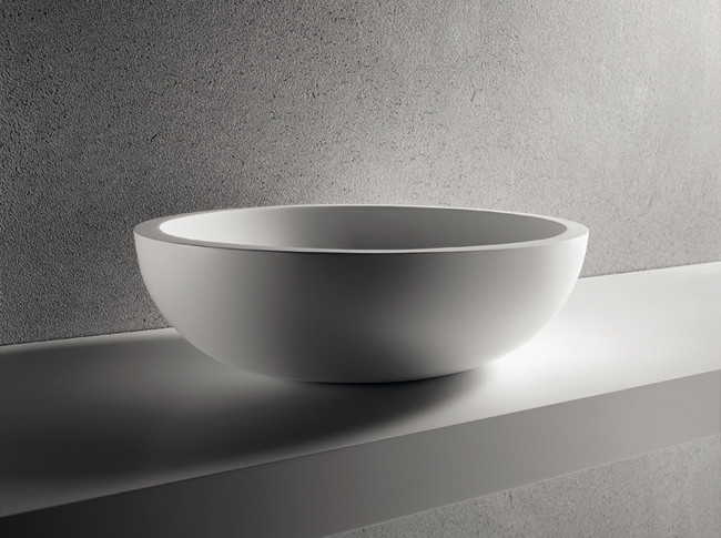 Zementwaschbecken Rund